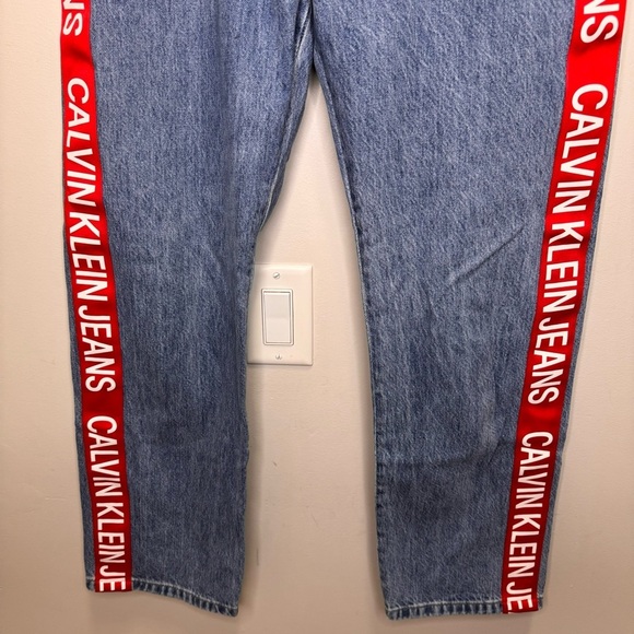 Calvin Klein High Rise Straight Jeans Premium Italian Denim Size 29 100% Cotton - Picture 7 of 16